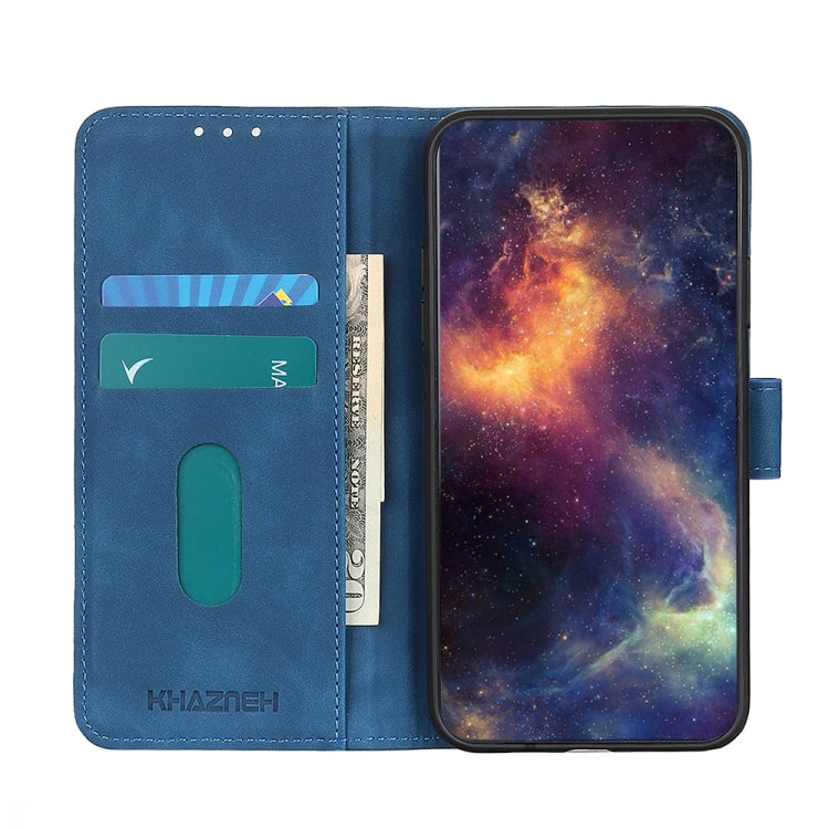 For Google Pixel 9 KHAZNEH Retro Texture Flip Leather Phone Case(Blue) - Google Cases by PMC TechLife | Online Shopping South Africa | PMC TechLife | Buy Now Pay Later Mobicred