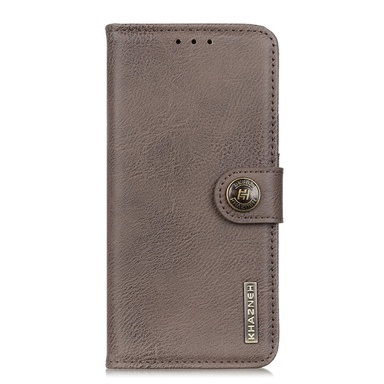 For Google Pixel 9 KHAZNEH Cowhide Texture Horizontal Flip Leather Phone Case(Khaki) - Google Cases by PMC Jewellery | Online Shopping South Africa | PMC Jewellery | Buy Now Pay Later Mobicred