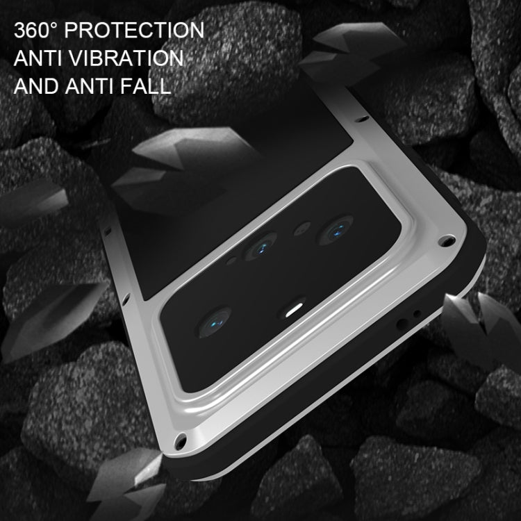 For Huawei Mate 60 Pro / 60 Pro+ LOVE MEI Metal Shockproof Life Waterproof Dustproof Phone Case(White) - Huawei Cases by LOVE MEI | Online Shopping South Africa | PMC Jewellery