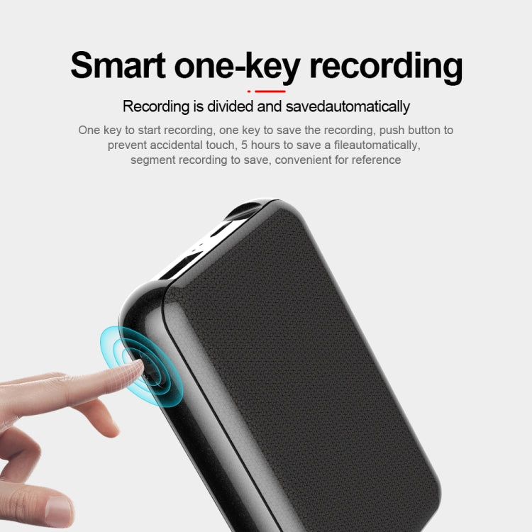 JNN Q75 Magnetic Smart Voice Recorder, Memory:8GB(Black) - free shipping - PMC TechLife - Order now!