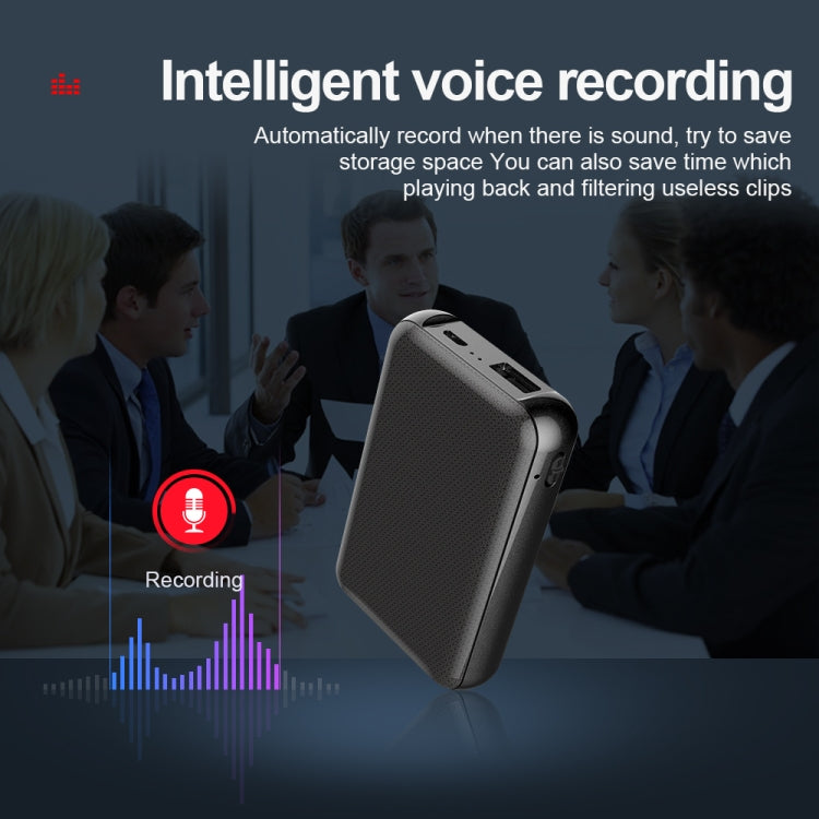 JNN Q75 Magnetic Power Bank Smart Voice Recorder, Memory:32GB(Black) - Recording Pen by JNN | Online Shopping South Africa | PMC TechLife | Buy Now Pay Later Mobicred