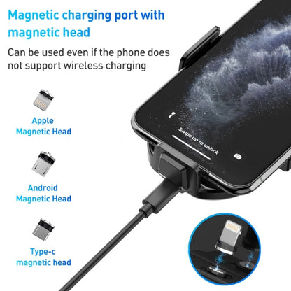 A7s Infrared lnduction Wireless Fast Charging Air Outlet Car Holder - Wireless Charger Holders by PMC Jewellery | Online Shopping South Africa | PMC Jewellery | Buy Now Pay Later Mobicred