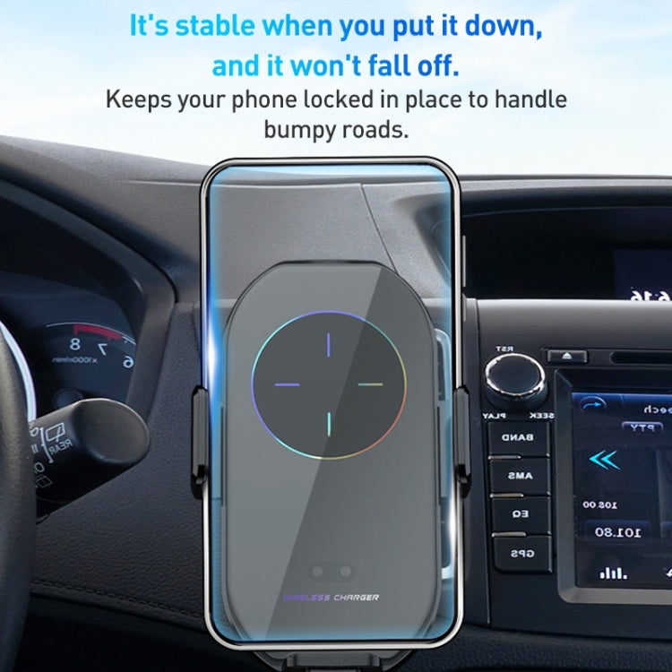 A7s Infrared lnduction Wireless Fast Charging Air Outlet Car Holder - Wireless Charger Holders by PMC TechLife | Online Shopping South Africa | PMC TechLife | Buy Now Pay Later Mobicred