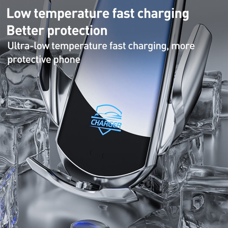Q3S Infrared lnduction Wireless Fast Charging Air Outlet Car Holder(Silver) - Wireless Charger Holders by PMC TechLife | Online Shopping South Africa | PMC TechLife | Buy Now Pay Later Mobicred