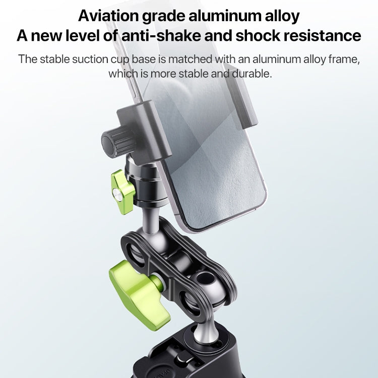 Single Suction Cup Pea Clamp Arm Holder 23cm with Metal Phone Clamp - Car Holders by PMC TechLife | Online Shopping South Africa | PMC TechLife | Buy Now Pay Later Mobicred