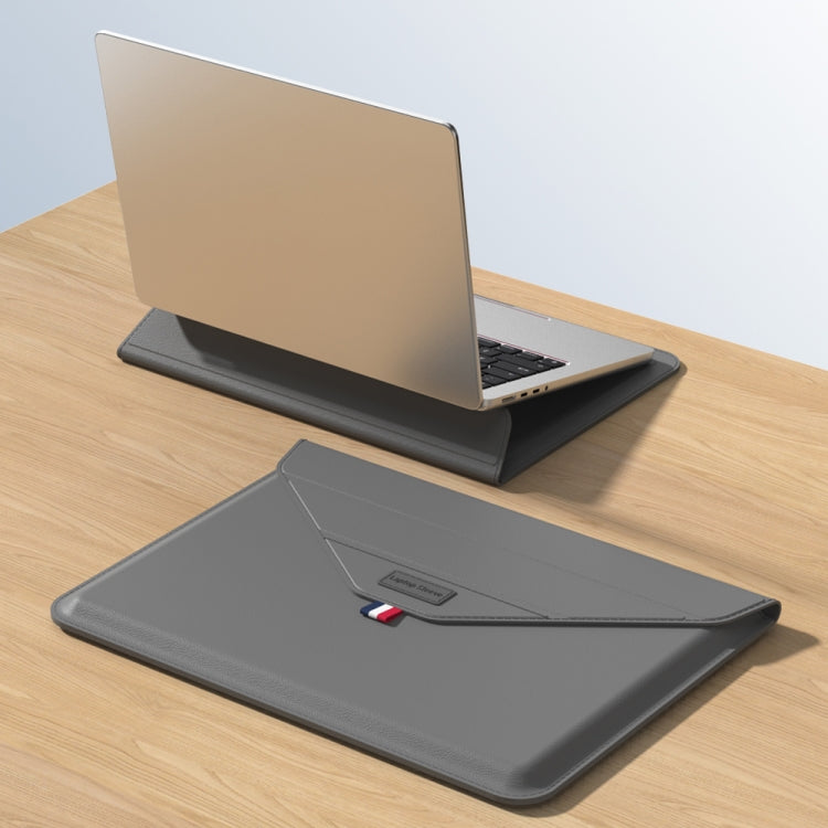 For 15.4/15.6/16.1 inch Envelope Holder Laptop Sleeve Bag(Grey) - free shipping - PMC Jewellery - Order now!