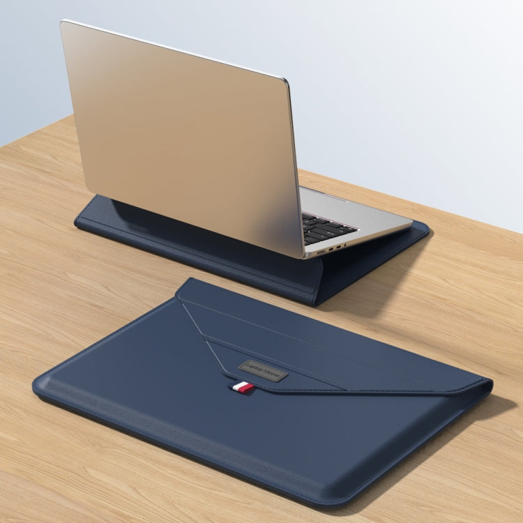For 15.4/15.6/16.1 inch Envelope Holder Laptop Sleeve Bag(Dark Blue) - free shipping - PMC Jewellery - Order now!