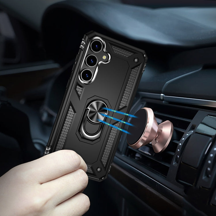 For Samsung Galaxy S24+ 5G Shockproof TPU + PC Phone Case(Black) - Galaxy S24+ 5G Cases by PMC TechLife | Online Shopping South Africa | PMC TechLife