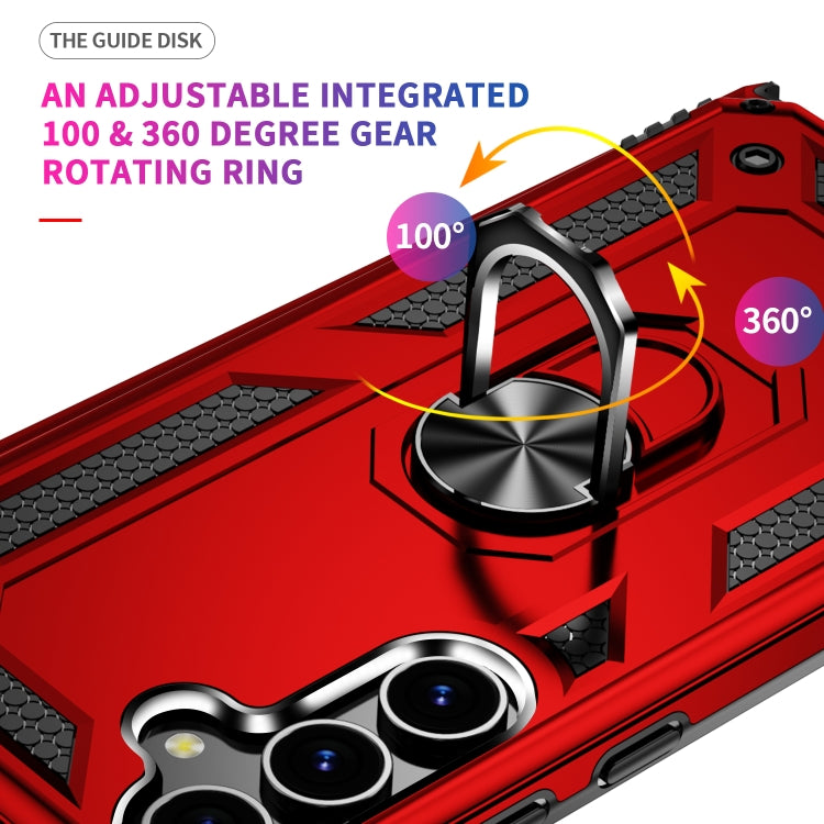For Samsung Galaxy S24+ 5G Shockproof TPU + PC Phone Case(Red) - Galaxy S24+ 5G Cases by PMC TechLife | Online Shopping South Africa | PMC TechLife