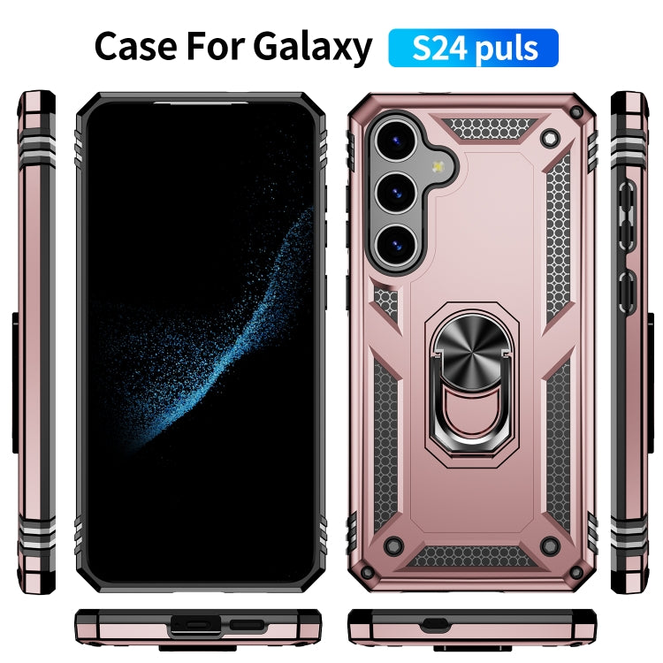For Samsung Galaxy S24+ 5G Shockproof TPU + PC Phone Case(Rose Gold) - Galaxy S24+ 5G Cases by PMC TechLife | Online Shopping South Africa | PMC TechLife