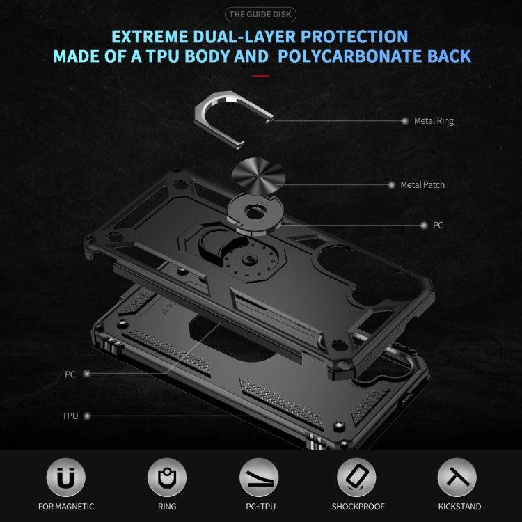 For Samsung Galaxy S25 5G Shockproof TPU + PC Phone Case(Black) - Galaxy S25 5G Cases by PMC Jewellery | Online Shopping South Africa | PMC Jewellery | Buy Now Pay Later Mobicred