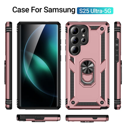 For Samsung Galaxy S25 Ultra 5G Shockproof TPU + PC Phone Case(Rose Gold) - Galaxy S25 Ultra 5G Cases by PMC Jewellery | Online Shopping South Africa | PMC Jewellery | Buy Now Pay Later Mobicred