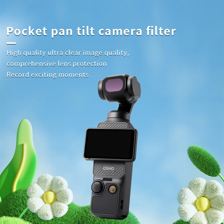 For DJI OSMO Pocket 3 JSR ZB Series Camera Lens Filter, Filter:Streak Drawing Blue - Lens Accessories by JSR | Online Shopping South Africa | PMC Jewellery | Buy Now Pay Later Mobicred