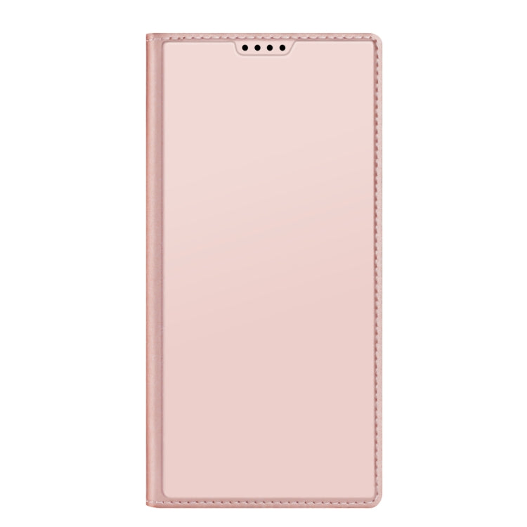 For Samsung Galaxy S24 Ultra 5G DUX DUCIS Skin Pro Series Flip Leather Phone Case(Pink) - Galaxy S24 Ultra 5G Cases by DUX DUCIS | Online Shopping South Africa | PMC Jewellery | Buy Now Pay Later Mobicred