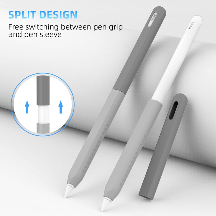 For Apple Pencil 2 / Pro DUX DUCIS Detachable Gradient Colorful Stylus Case(Gradient Grey) - free shipping - PMC Jewellery - Order now!