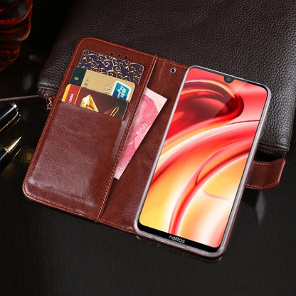 For TP-Link Neffos C9s idewei Crazy Horse Texture Horizontal Flip Leather Case with Holder & Card Slots & Wallet(Black) - More Brand by idewei | Online Shopping South Africa | PMC Jewellery | Buy Now Pay Later Mobicred