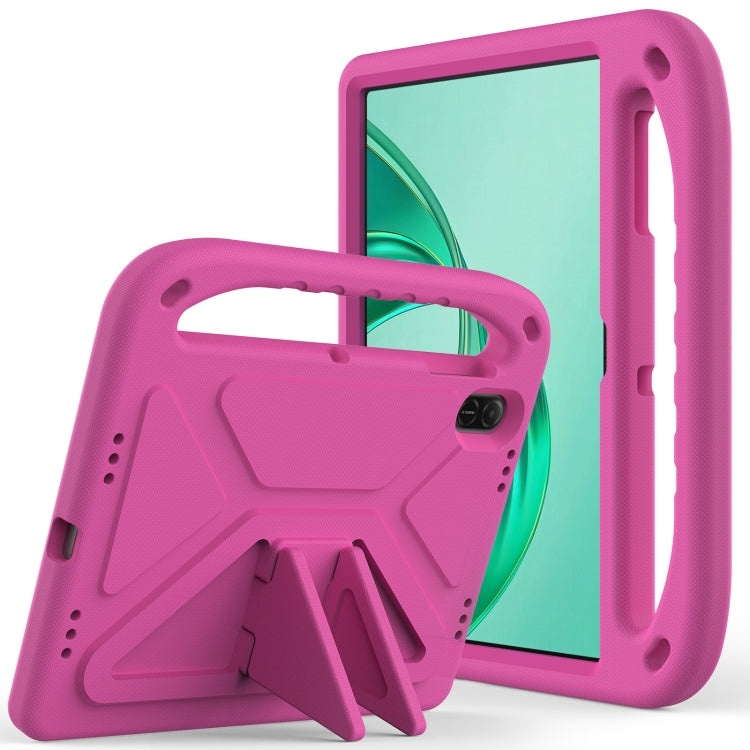 For Honor Pad X8a Handle Portable EVA Shockproof Tablet Case(Rose Red) - Honor by PMC TechLife | Online Shopping South Africa | PMC TechLife | Buy Now Pay Later Mobicred