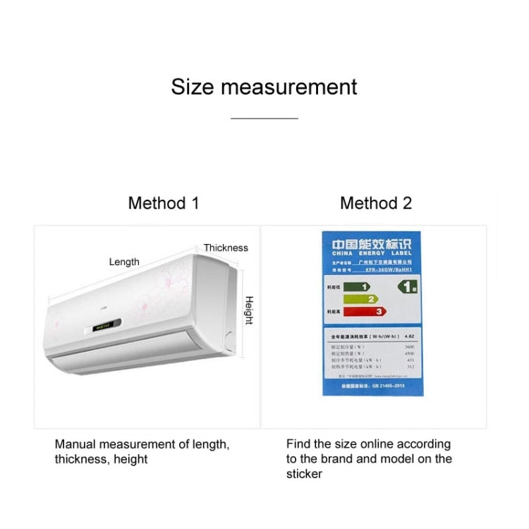Do Not Take Dust-proof And Anti Direct Blowing Simple Wind Hanging Machine Air Conditioner Moon Cover, Size:Width 98 �� Thickness 20 �� Height 90cm(Small Pot) - Dust Covers by PMC TechLife | Online Shopping South Africa | PMC TechLife | Buy Now Pay Later Mobicred