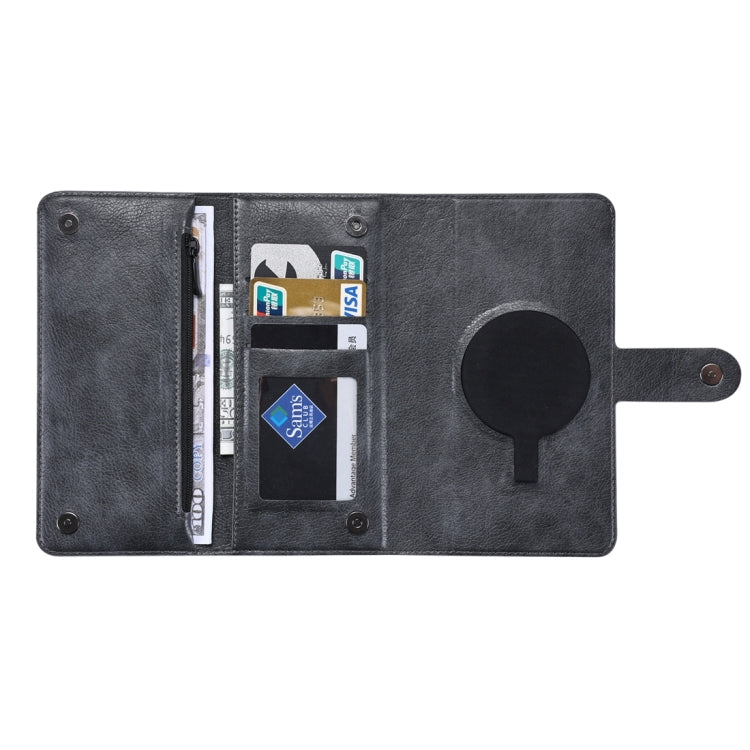 For iPhone 13 Pro Max ViLi GV Series MagSafe Magnetic Zipper Leather Phone Case(Black) - free shipping - PMC Jewellery - Order now!