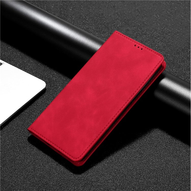 For Honor Magic6 Pro Skin Feel Magnetic Leather Phone Case(Red) - free shipping - PMC Jewellery - Order now!