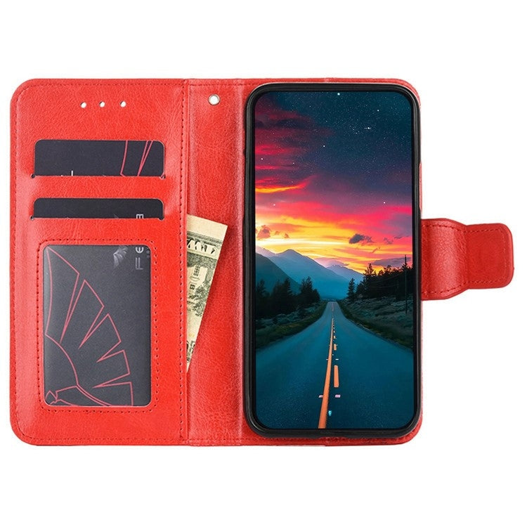 For Infinix Note 40 Pro 4G Crystal Texture Leather Phone Case(Red) - Infinix Cases by PMC Jewellery | Online Shopping South Africa | PMC Jewellery | Buy Now Pay Later Mobicred