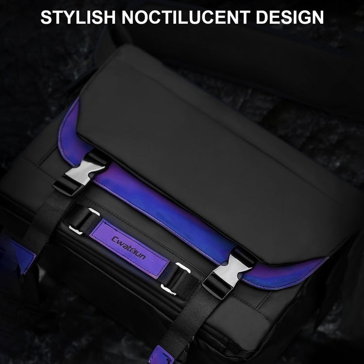 Cwatcun D85 Camera Bag Side Quick Access Camera Messenger Case Waterproof Bag, Size:40 x 17 x 30cm XL(Black) - free shipping - PMC TechLife - Order now!