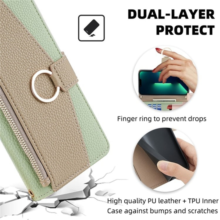 For Honor X30 Crossbody Litchi Texture Leather Phone Case(Green) - Honor Cases by PMC TechLife | Online Shopping South Africa | PMC TechLife | Buy Now Pay Later Mobicred