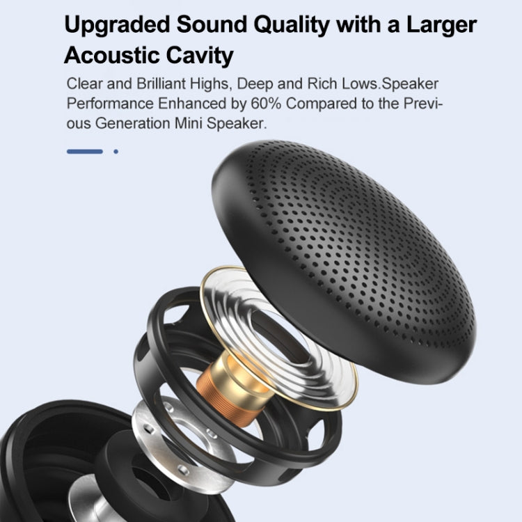 EWA A117 Portable Mini Magnetic Phone Holder Bluetooth Metal Speaker(Black) - free shipping - PMC Jewellery - Order now!