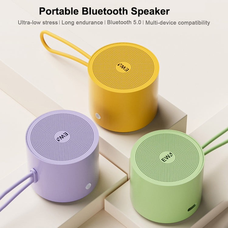 EWA A127 Outdoor IPX5 Waterproof Portable Mini TWS Wireless Bluetooth Speaker(Silver) - free shipping - PMC Jewellery - Order now!