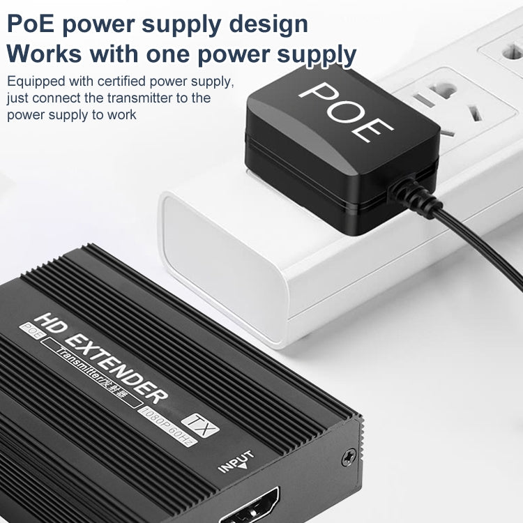 Measy ET1815 HDMI Extender Transmitter and Receiver Converter, Transmission Distance: 150m, Plug:UK - free shipping - PMC Jewellery - Order now!