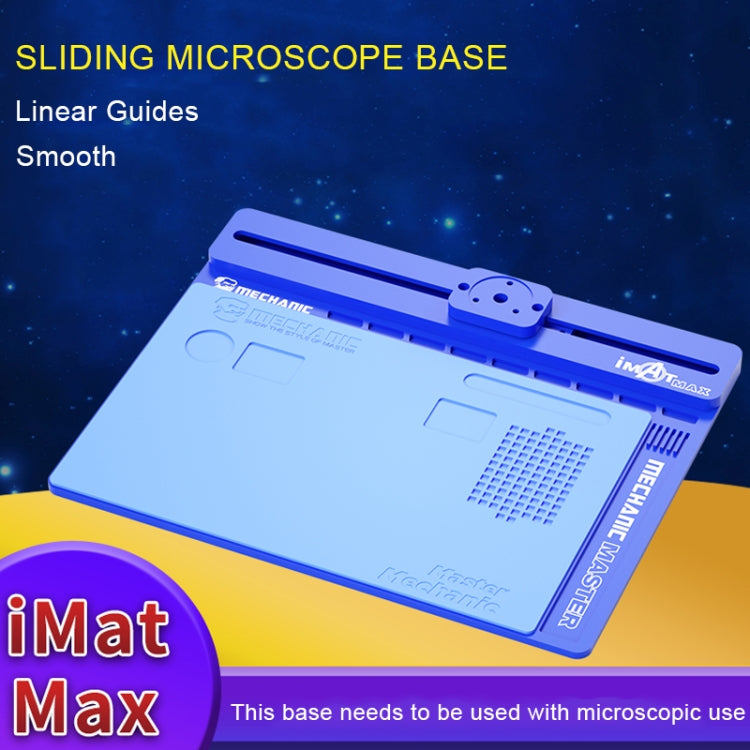 Mechanic imat Max-air Microscope Aluminum Alloy Sliding Base - Microscope Magnifier Series by MECHANIC | Online Shopping South Africa | PMC Jewellery