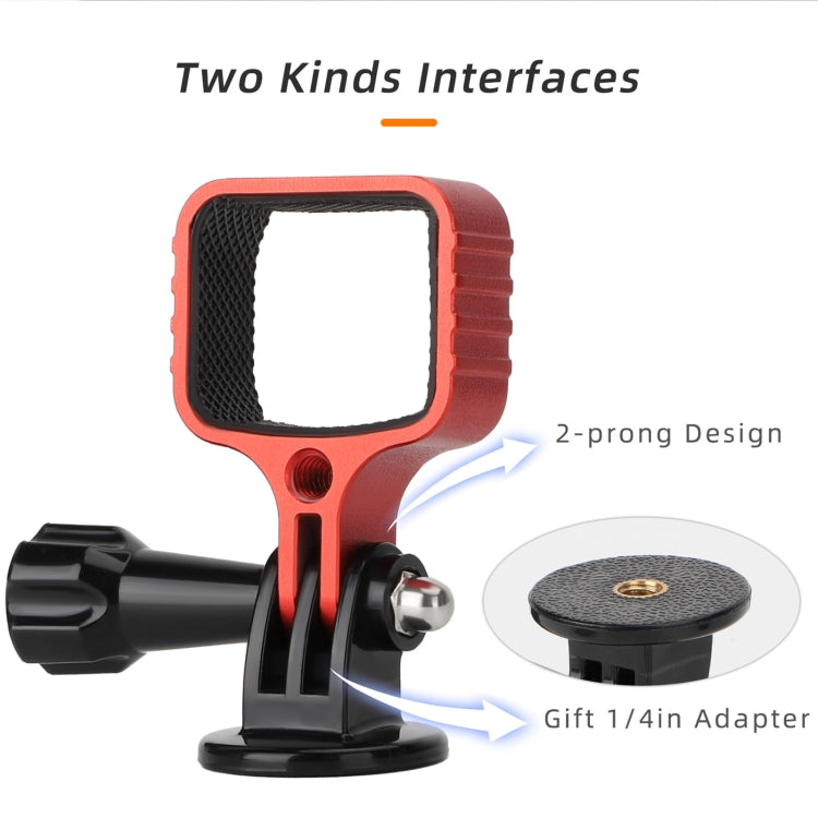 For DJI OSMO Pocket 3 Metal Expansion Bracket Adapter Frame Holder with Screw(Red) - Mount & Holder by Sunnylife | Online Shopping South Africa | PMC TechLife | Buy Now Pay Later Mobicred
