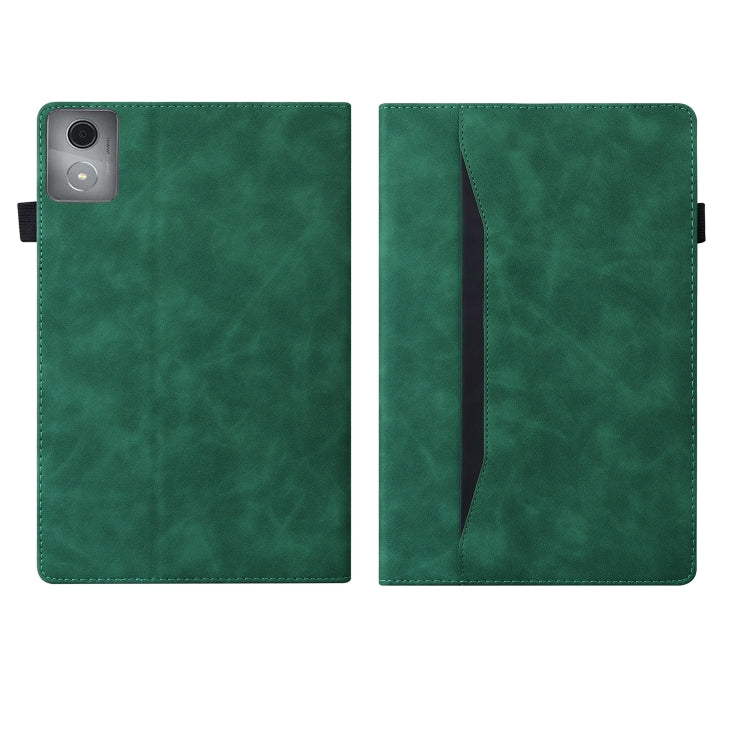 For Lenovo Tab K11 Plus / M11 Plus Business Shockproof Horizontal Flip Leather Tablet Case(Green) - Lenovo by PMC TechLife | Online Shopping South Africa | PMC TechLife | Buy Now Pay Later Mobicred