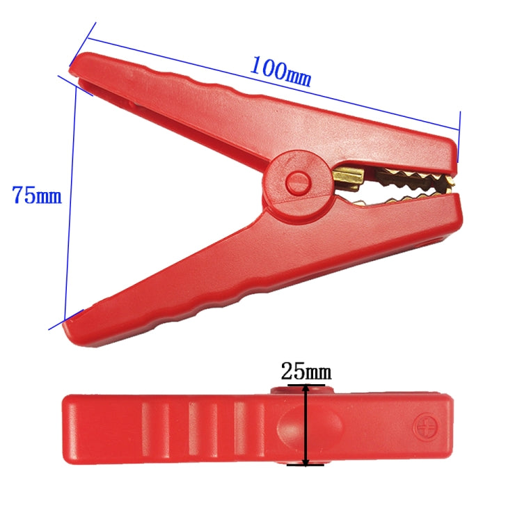 2pcs Car Emergency Start Power Supply Battery Ignition Clip with Pure Copper Crocodile Clip - Booster Cable & Clip by PMC Jewellery | Online Shopping South Africa | PMC Jewellery