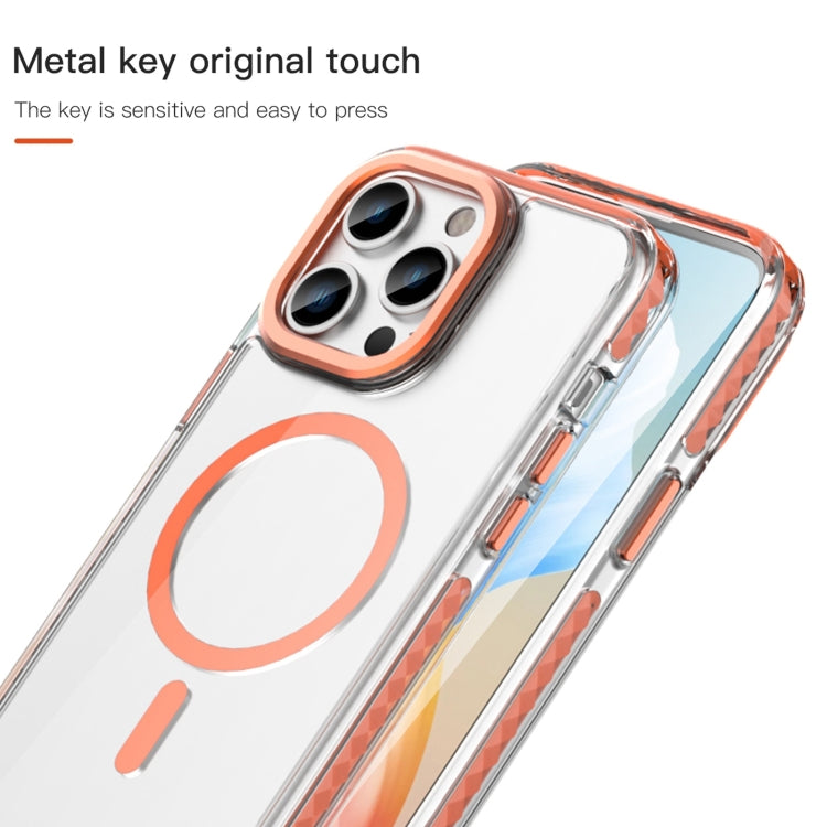 For iPhone 15 Pro Max Mutural Cushion Series MagSafe Magnetic Phone Case(Purple) - free shipping - PMC TechLife - Order now!