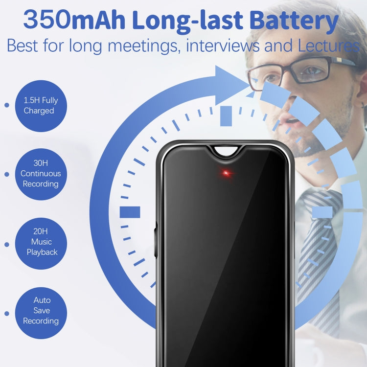 L17 Magnetic Pendant HD Recorder, Capacity:16GB - Recording Pen by PMC TechLife | Online Shopping South Africa | PMC TechLife | Buy Now Pay Later Mobicred