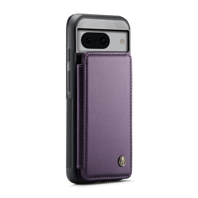 For Google Pixel 8a CaseMe C22 Card Slots Holder RFID Anti-theft Phone Case(Purple) - Google Cases by CaseMe | Online Shopping South Africa | PMC Jewellery | Buy Now Pay Later Mobicred