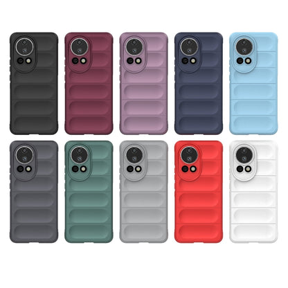 For Huawei nova 12 Ultra / 12 Pro Magic Shield TPU + Flannel Phone Case(Grey) - Huawei Cases by PMC Jewellery | Online Shopping South Africa | PMC Jewellery | Buy Now Pay Later Mobicred