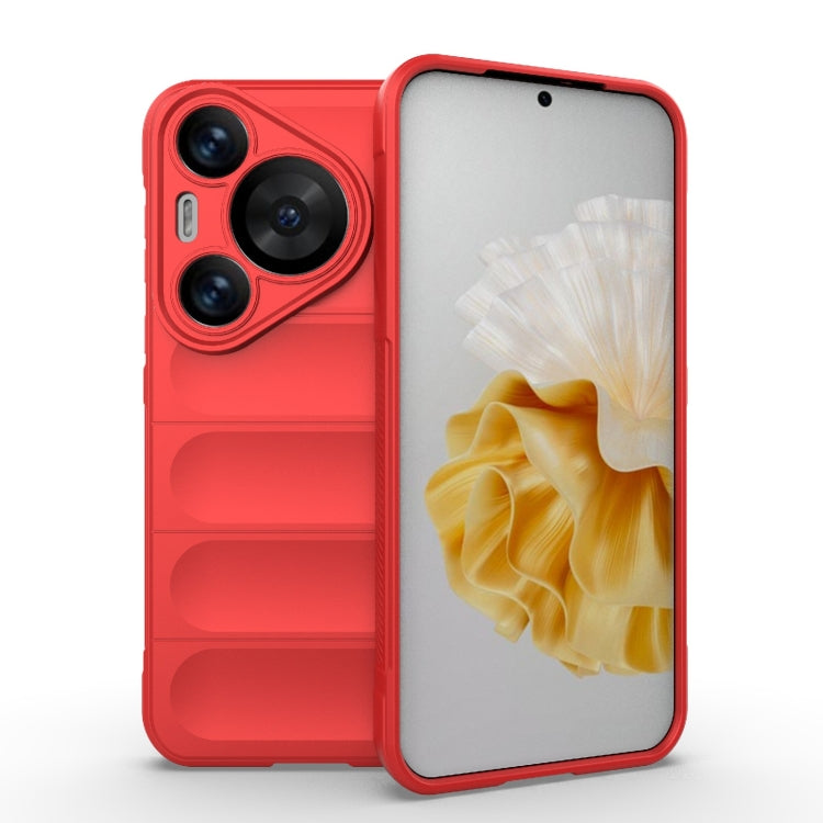 For Huawei Pura 70 Pro / 70 Pro+ Magic Shield TPU + Flannel Phone Case(Red) - Huawei Cases by PMC TechLife | Online Shopping South Africa | PMC TechLife | Buy Now Pay Later Mobicred