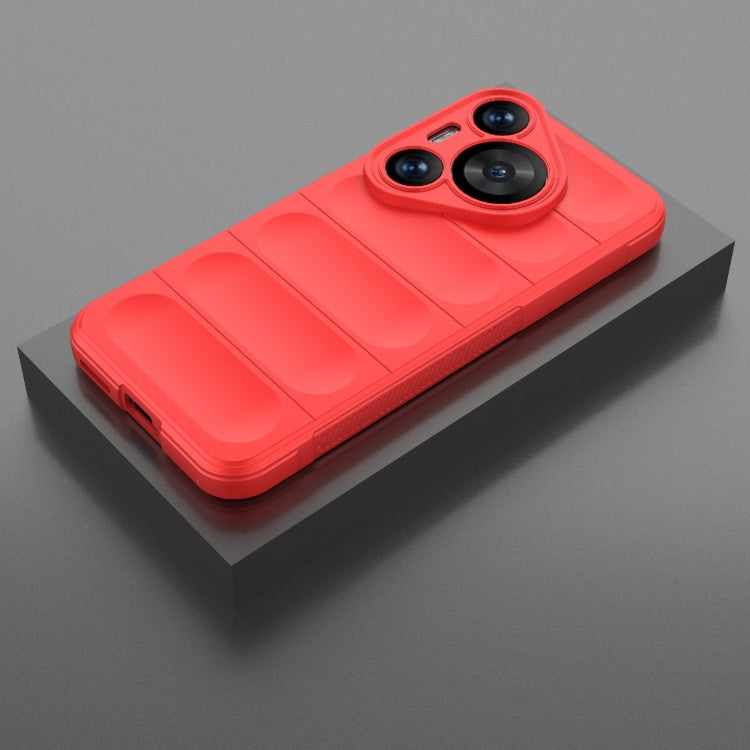 For Huawei Pura 70 Pro / 70 Pro+ Magic Shield TPU + Flannel Phone Case(Red) - Huawei Cases by PMC TechLife | Online Shopping South Africa | PMC TechLife | Buy Now Pay Later Mobicred