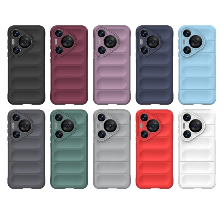 For Huawei Pura 70 Pro / 70 Pro+ Magic Shield TPU + Flannel Phone Case(Red) - Huawei Cases by PMC TechLife | Online Shopping South Africa | PMC TechLife | Buy Now Pay Later Mobicred