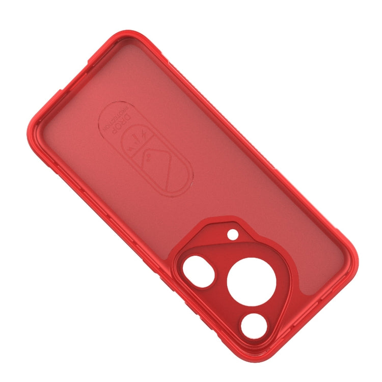For Huawei Pura 70 Ultra Magic Shield TPU + Flannel Phone Case(Grey) - Huawei Cases by PMC TechLife | Online Shopping South Africa | PMC TechLife | Buy Now Pay Later Mobicred