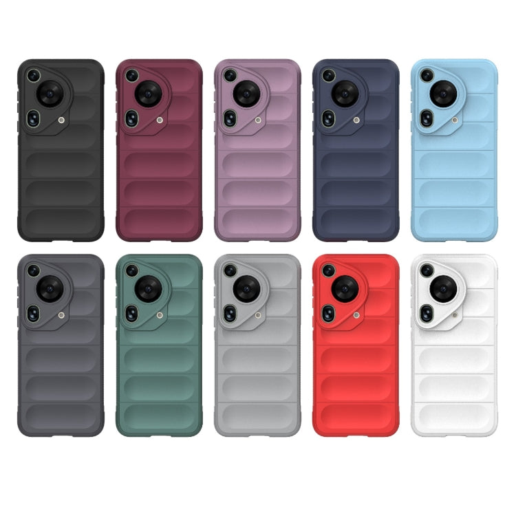 For Huawei Pura 70 Ultra Magic Shield TPU + Flannel Phone Case(Grey) - Huawei Cases by PMC TechLife | Online Shopping South Africa | PMC TechLife | Buy Now Pay Later Mobicred