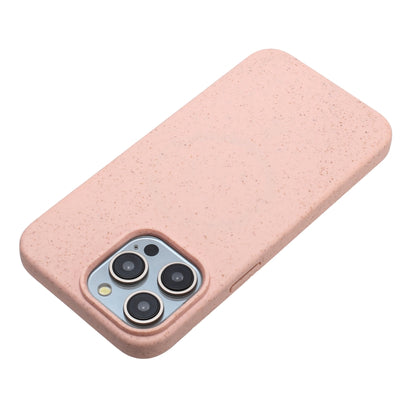 For iPhone 11 Pro Wheat MagSafe Magnetic Straw Material + TPU Phone Case(Pink) - iPhone 11 Pro Cases by PMC Jewellery | Online Shopping South Africa | PMC Jewellery