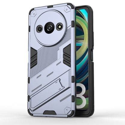 For Xiaomi Redmi A3 4G Global Punk Armor 2 in 1 PC + TPU Phone Case with Holder(Grey) - Xiaomi Cases by PMC Jewellery | Online Shopping South Africa | PMC Jewellery | Buy Now Pay Later Mobicred