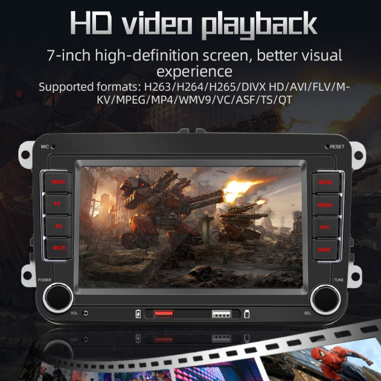 F9070 For Volkswagen 7 inch Portable Car MP5 Player Support CarPlay / Android Auto(Black) - Car MP3 & MP4 & MP5 by PMC TechLife | Online Shopping South Africa | PMC TechLife | Buy Now Pay Later Mobicred