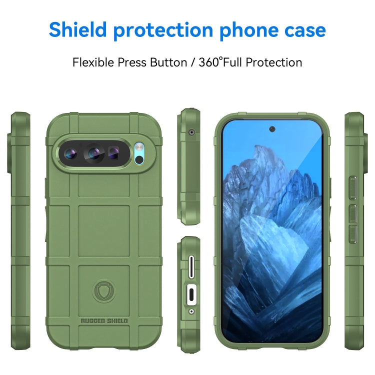 For Google Pixel 9 Full Coverage Shockproof TPU Phone Case(Green) - Google Cases by PMC TechLife | Online Shopping South Africa | PMC TechLife | Buy Now Pay Later Mobicred