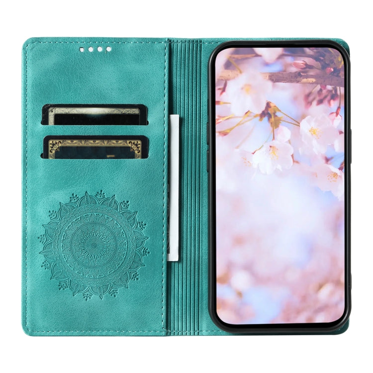 For Xiaomi Redmi Note 12 Pro Global Totem Embossed Magnetic Leather Phone Case(Green) - Xiaomi Cases by PMC TechLife | Online Shopping South Africa | PMC TechLife | Buy Now Pay Later Mobicred
