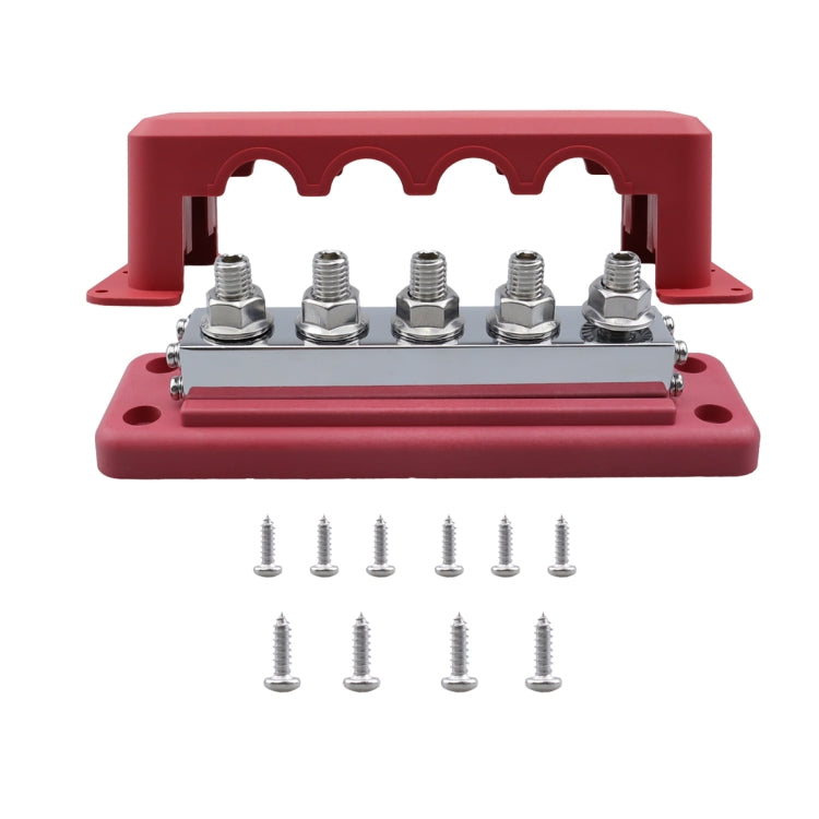 CP-4330-02 600A M10 Power Distribution Block Terminal Studs(Red) - Booster Cable & Clip by PMC TechLife | Online Shopping South Africa | PMC TechLife | Buy Now Pay Later Mobicred