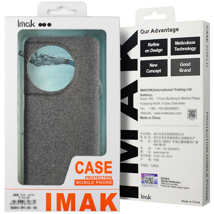 For Samsung Galaxy S24 5G imak Ruiyi Series Cloth Texture PU + PC Phone Case(Black) - Galaxy S24 5G Cases by imak | Online Shopping South Africa | PMC Jewellery | Buy Now Pay Later Mobicred